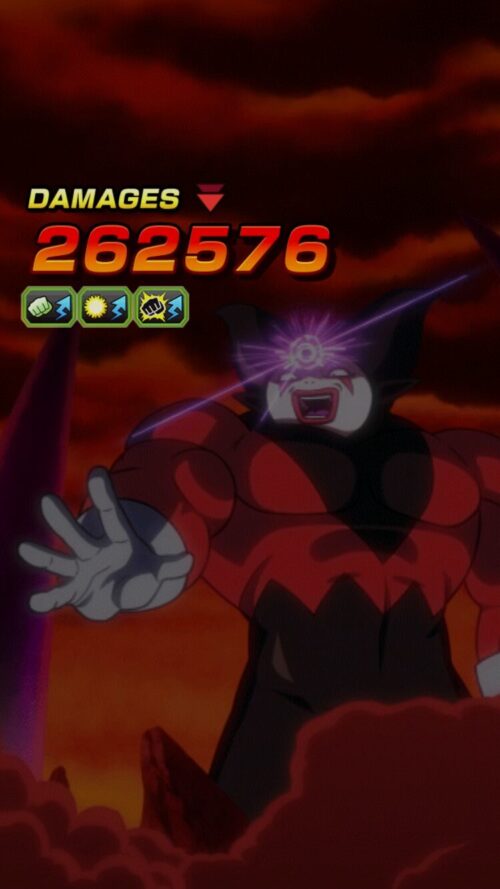 力属性6体縛り激闘必至EXミッション!ガチバトルVSジャイアントゴマーにてビースト悟飯が必殺技を耐える