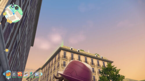 ワイルドゾーン15の屋根上